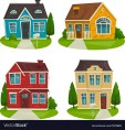houses-cottage-set-cartoon-exterior-design-vector-7975880